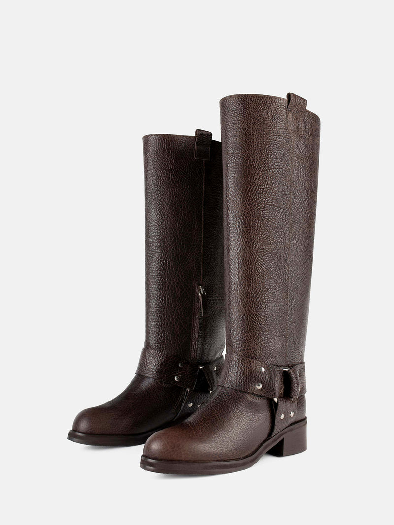 Bottes Biker Gang - Marron