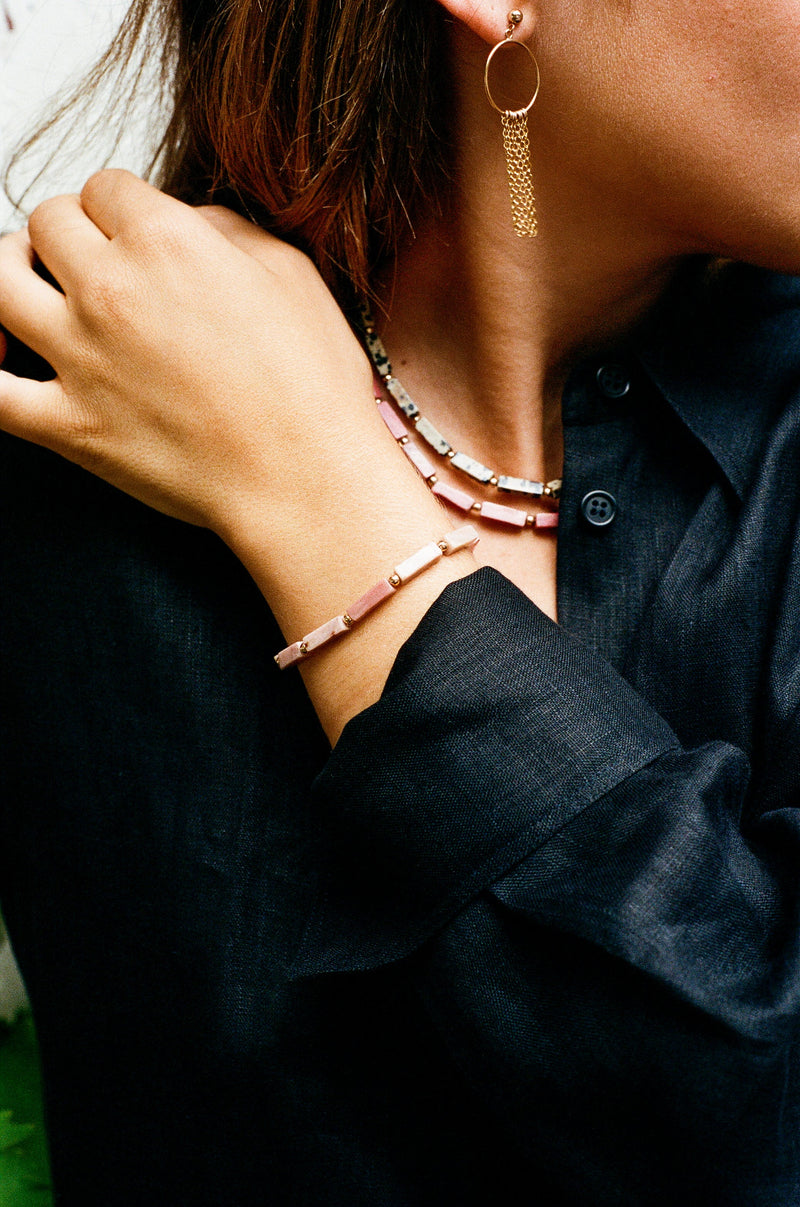 Le Bracelet Rhodonite