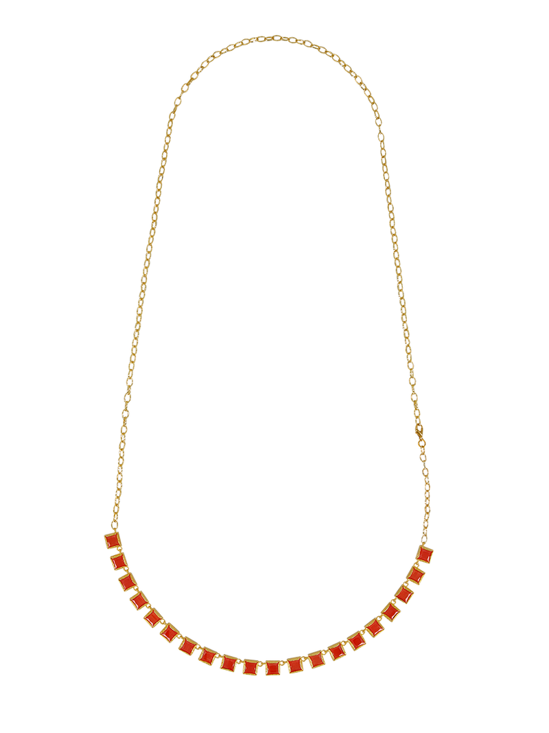 Collier/Ceinture Corazón Roto - Rouge