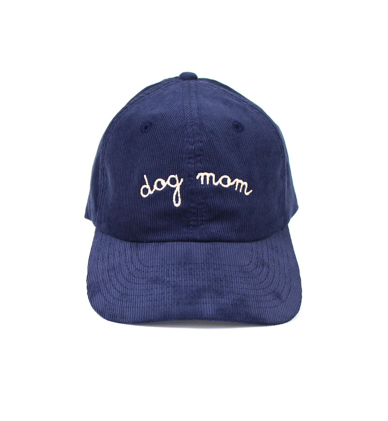 Casquette en velours dog mom