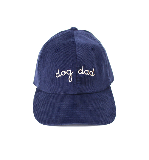 Casquette en velours dog dad