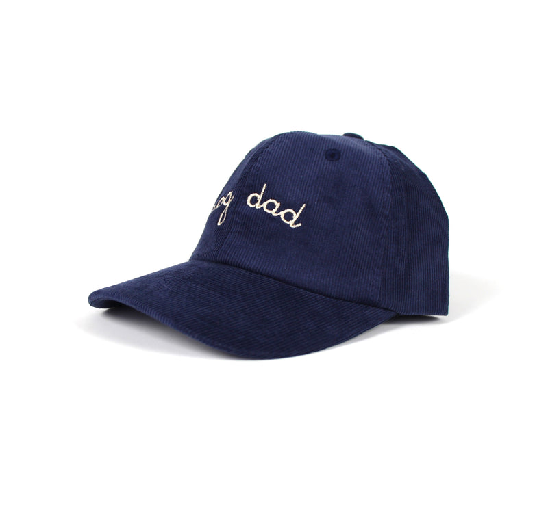 Casquette en velours dog dad