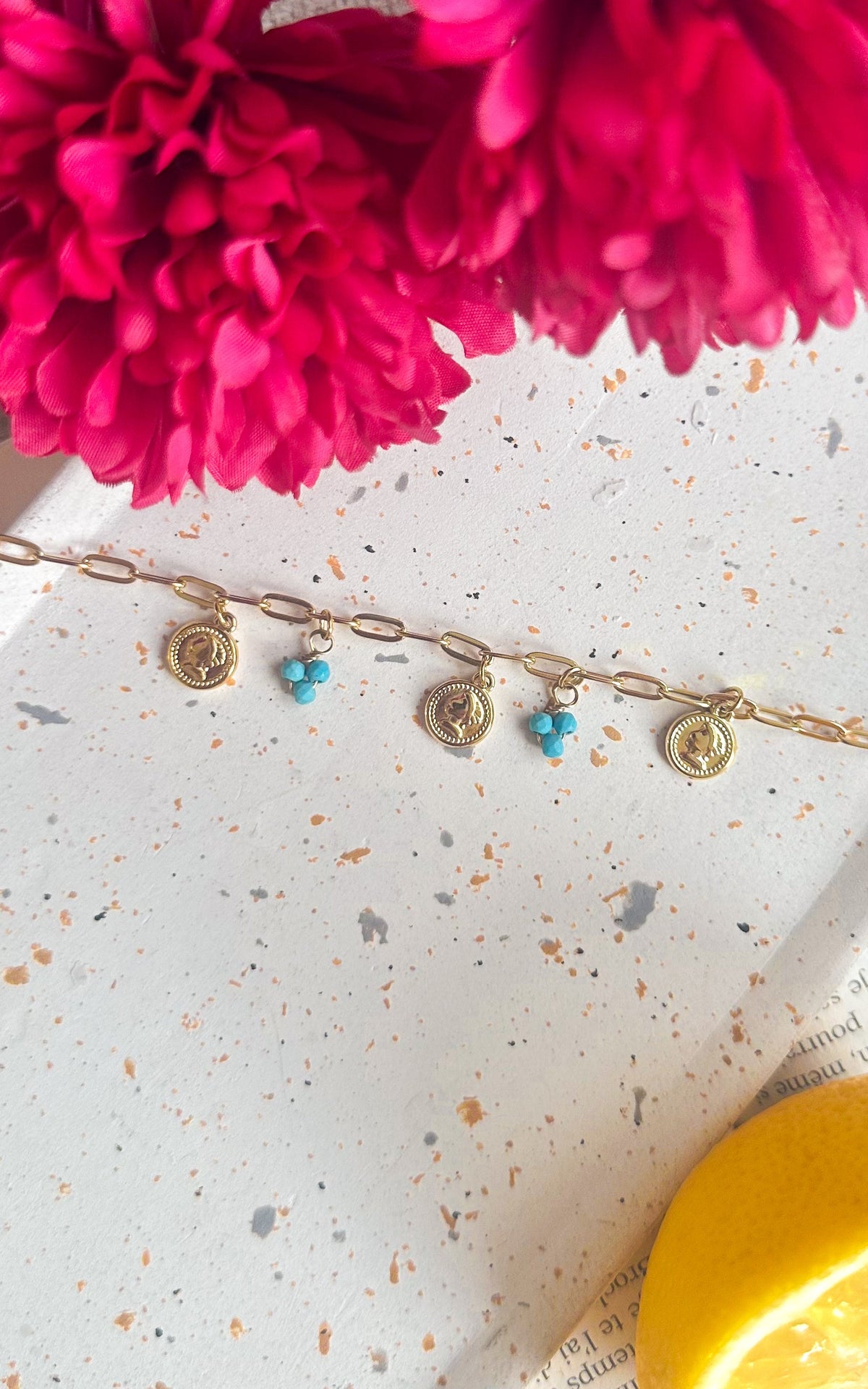 Bracciale Gaiae - Blu E Dorato