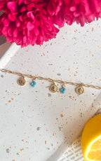 Bracciale Gaiae - Blu E Dorato