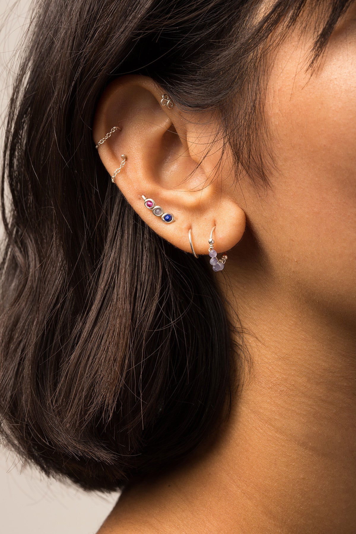 Essentiel Mini Hoops - Silver
