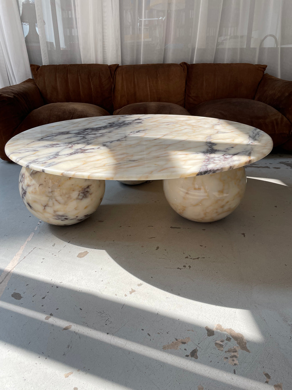Mesa de Centro de Mármol Calacatta Viola