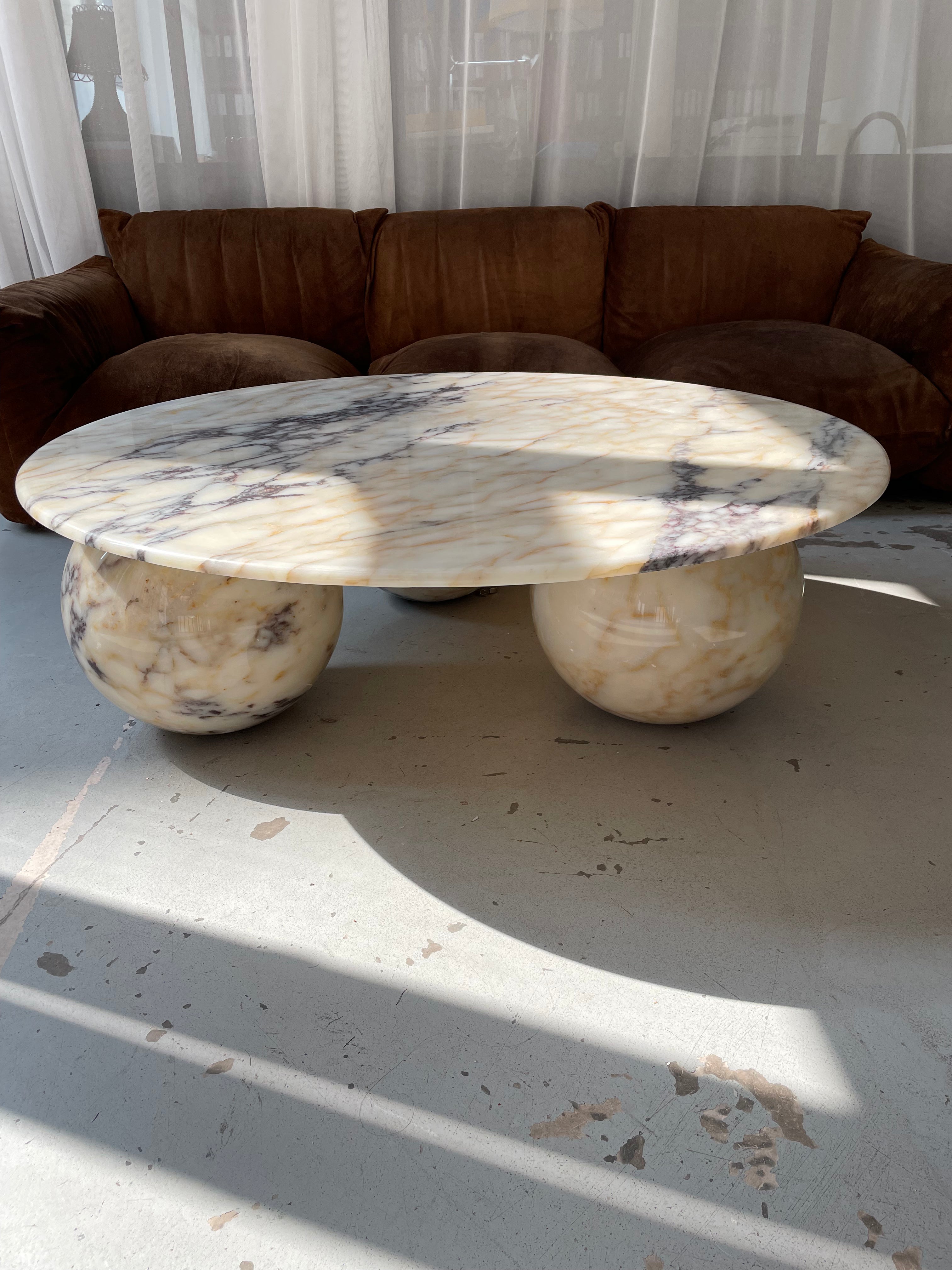 Mesa de Centro de Mármol Calacatta Viola