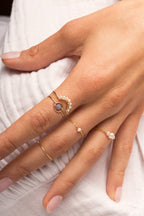 Chance Chain Ring - Cultured Pearls