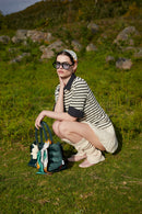 Sac Puffer Rectangulaire Vert Foncé