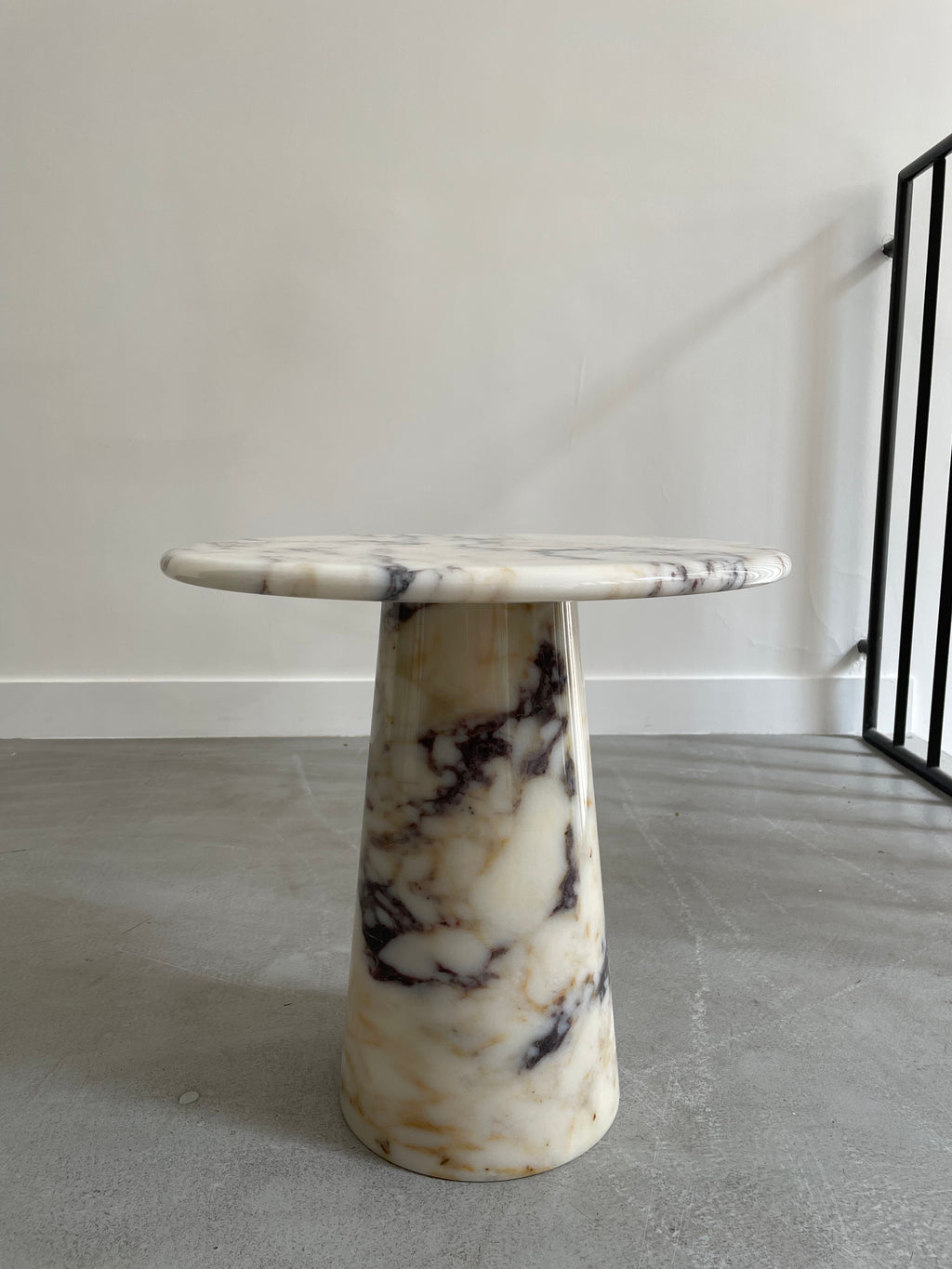 Calacata Viola Marble Side Table