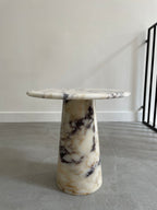 Calacata Viola Marble Side Table