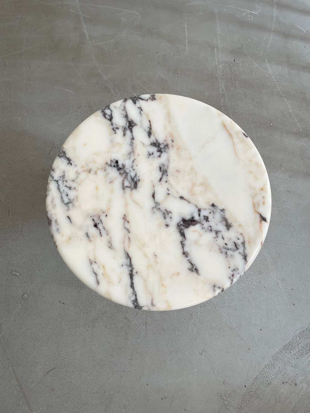 Calacata Viola Marble Side Table