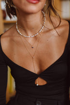 Collar-Pulsera Doble Satellite - Zafiro