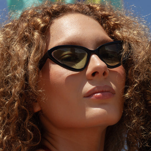 Lunettes De Soleil Becks - Noir Et Vert - Mixte