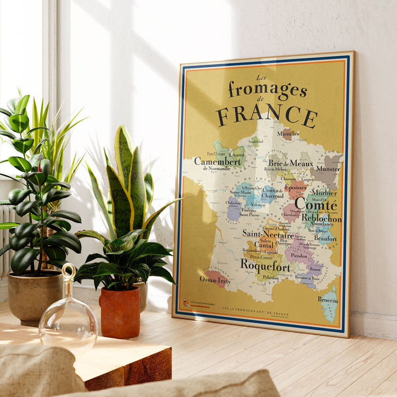 La Carte Des Fromages De France