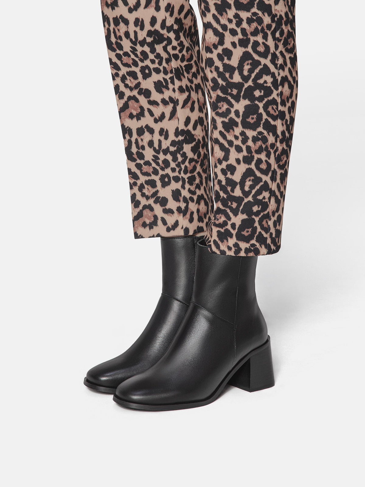 Stay Higher Ankle Boots - Black