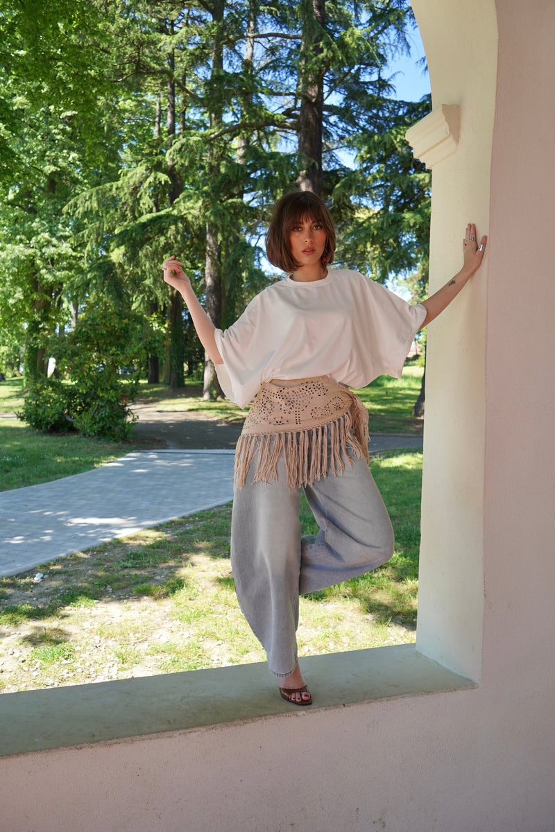 Karma Beige Scarf