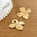 Boucles d'oreilles "Flore" acier-Boucles d'oreilles-instants-plaisirs-Instants Plaisirs | Bijoux
