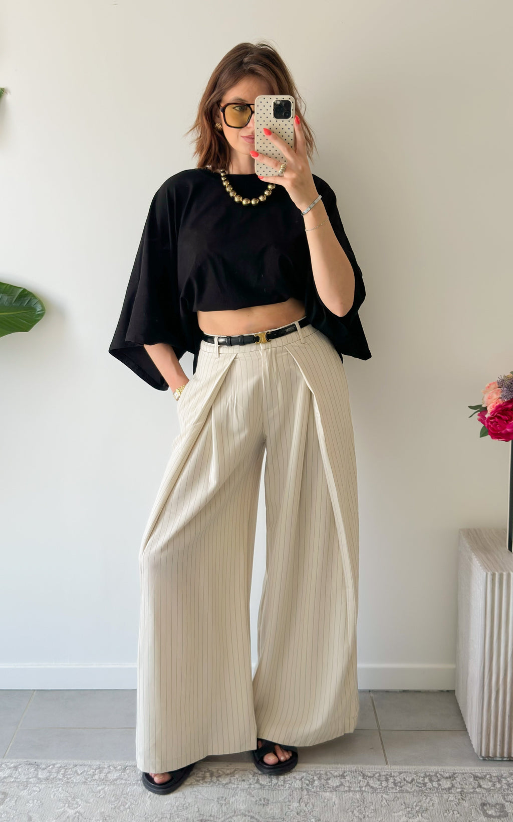 Camiseta Oversize Sorrento - Negro