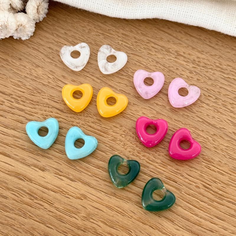 Heart "Lovo" acetate-Earrings-instants-plaisirs-Nude-Instants Plaisirs | Jewelry