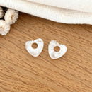 Coeur "Lovo" acétate-Boucles d'oreilles-instants-plaisirs-Blanc-Instants Plaisirs | Bijoux
