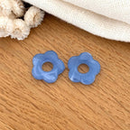 “Flora” acetate flowers-Earrings-instants-plaisirs-Jean Blue-Instants Plaisirs | Jewelry