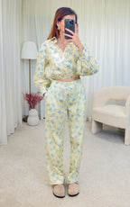 Blusa a Fiori Gialla Huelva