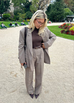 Jagger Tailored Trousers - Taupe