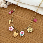 "Valentina" steel necklace-Necklaces-Instants Plaisirs • Jewelry-Instants Plaisirs | Jewelry