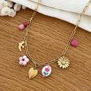 Collier "Valentina" acier-Colliers-Instants Plaisirs • Bijoux-Instants Plaisirs | Bijoux