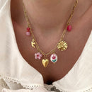 Collier "Valentina" acier-Colliers-Instants Plaisirs • Bijoux-Instants Plaisirs | Bijoux
