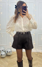 Camisa De Lentejuelas All Eyes On You - Crudo
