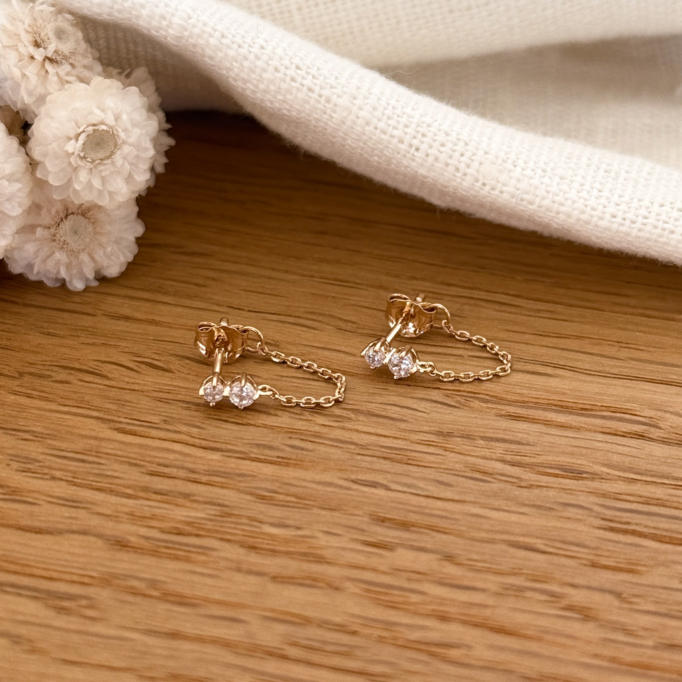 Boucles D'Oreilles Ania - Plaqué Or