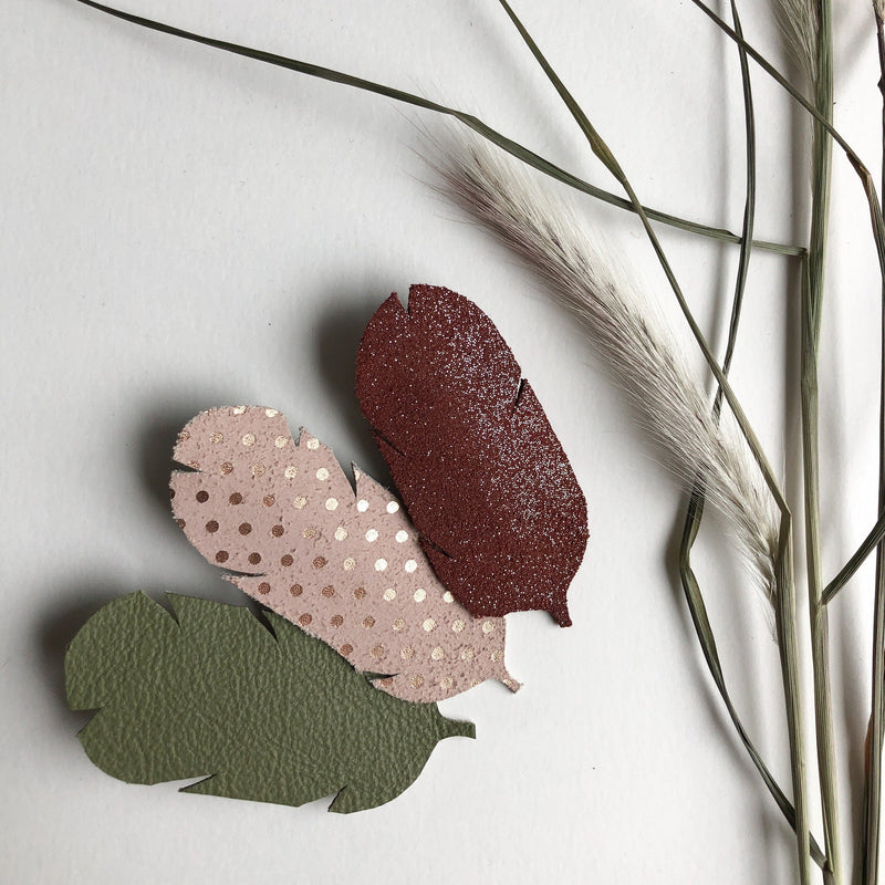 La Manufacture Moutarde - Pasadores con pinza de cocodrilo Trío de Octubre