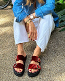 Sandalias Doble Hebilla Ruggine - Lachoix