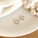 Mini créoles "Lino" plaqué or-Boucles d'oreilles-instants-plaisirs-Instants Plaisirs | Bijoux