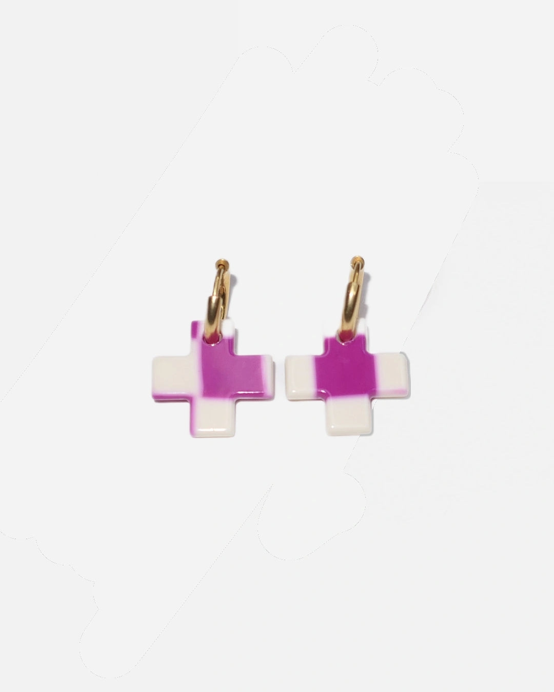 Boucles D'Oreilles Shibuya - Carreaux