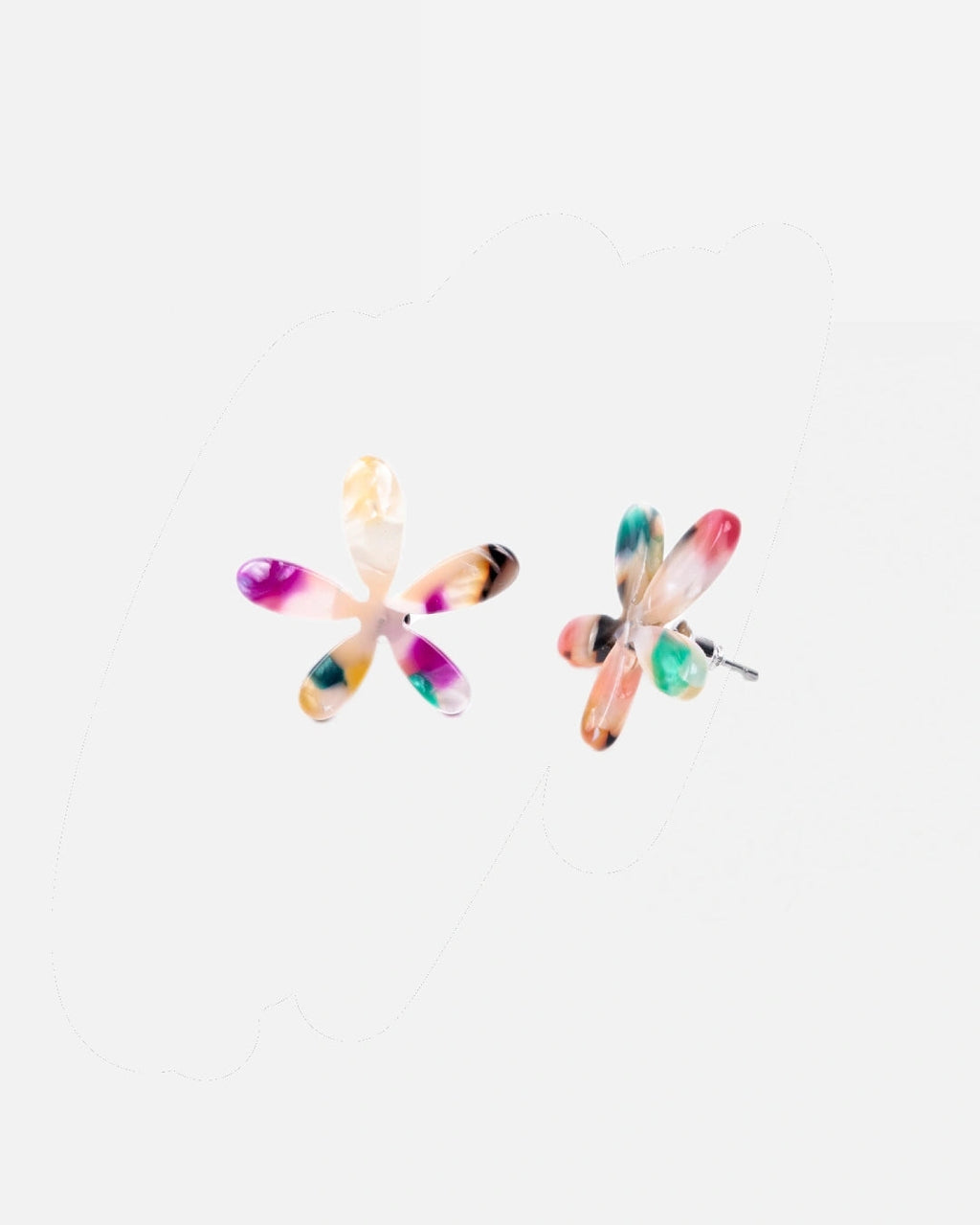 Furoraru Stud Earrings - Confetti