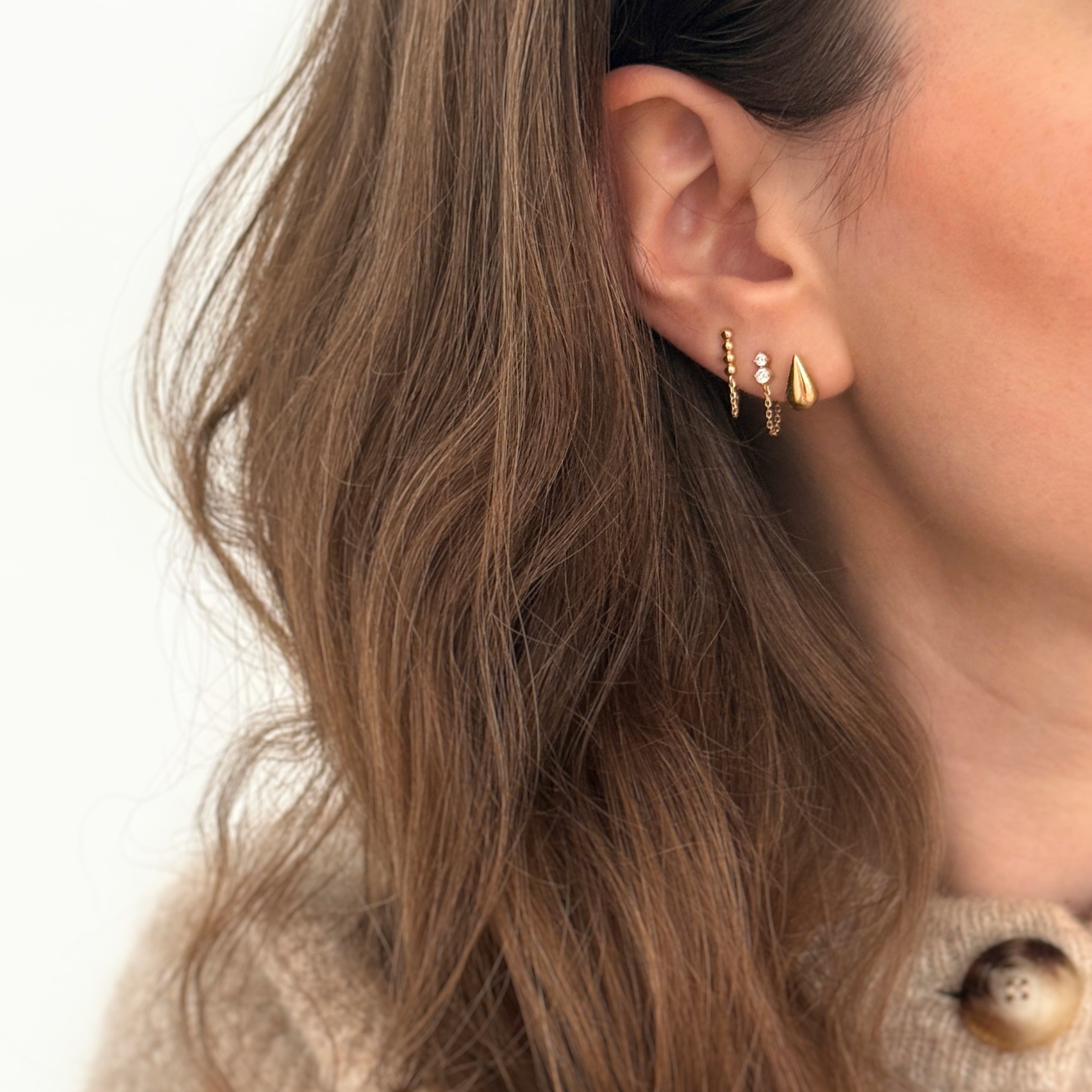 Boucles D'Oreilles Ania - Plaqué Or