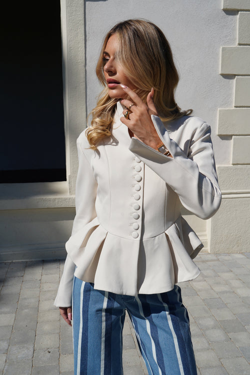 Veste Albanne Écru