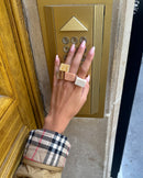 Anillo Iza Rosa Pastel