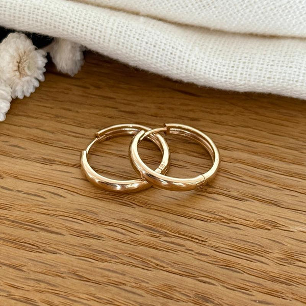 Pendientes maxi aros “Zoé” bañados en oro-Pendientes-instants-plaisirs-Instants Plaisirs | Joyas