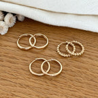 Pendientes maxi aros “Zoé” bañados en oro-Pendientes-instants-plaisirs-Instants Plaisirs | Joyas
