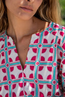 Leana blouse - Raspberry Star