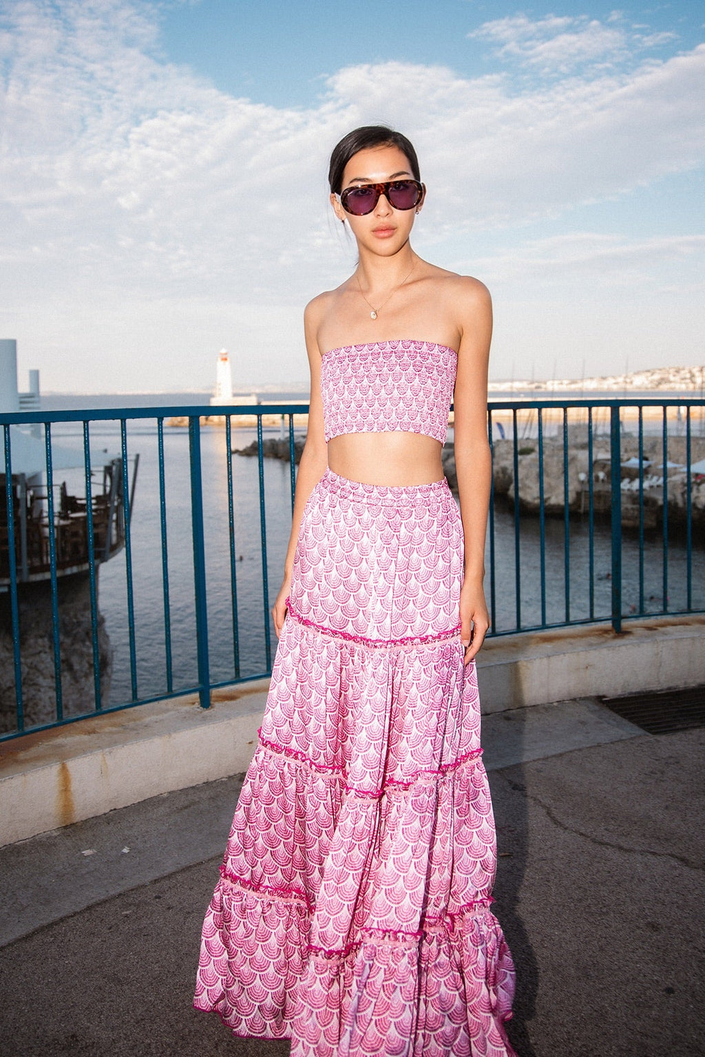 Marine Petticoat Skirt - Rose Peacock