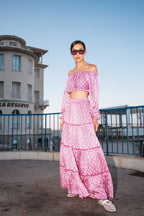 Marine Petticoat Skirt - Rose Peacock