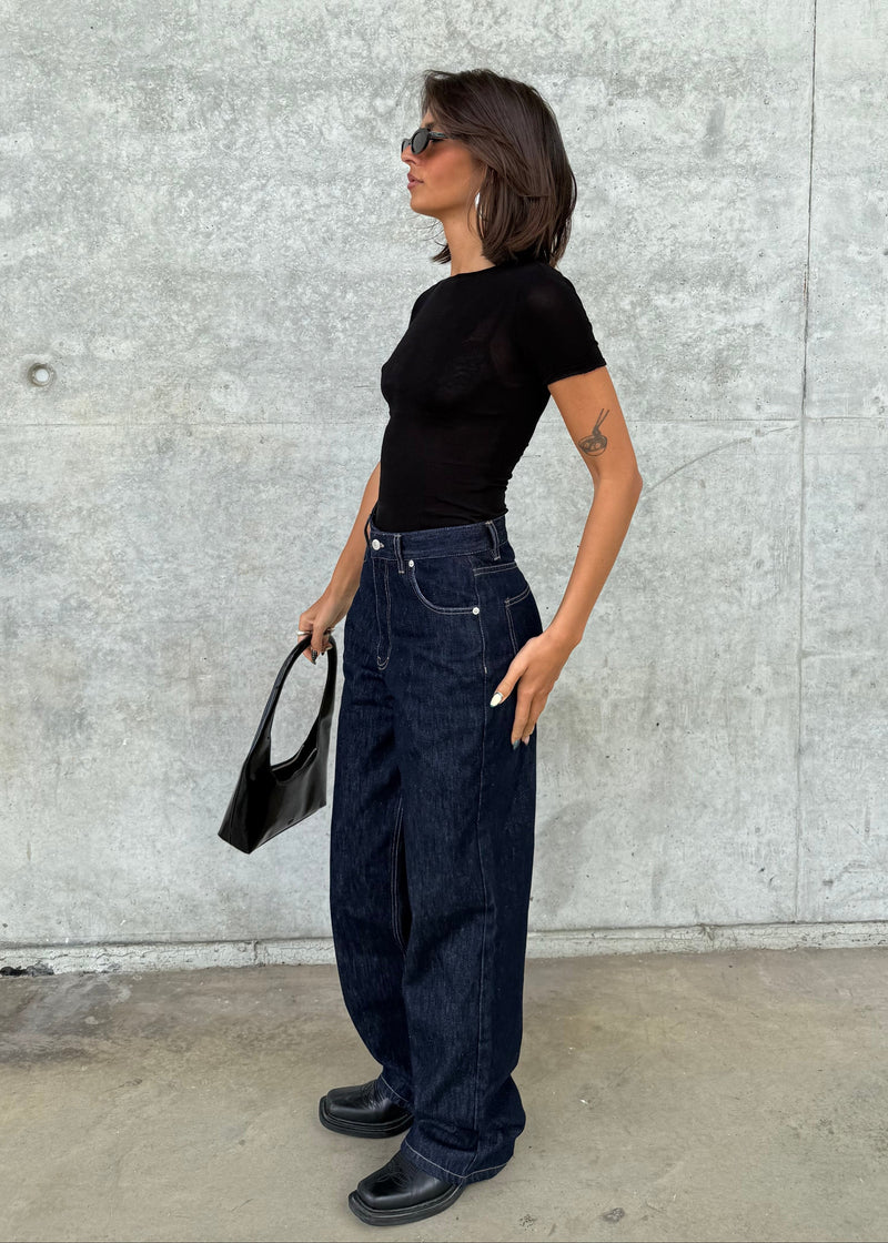 Jean Knox Relaxed Straight - Dark Wash
