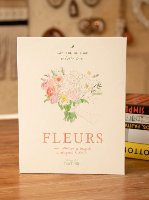 Fleurs : Carnet De Coloriage - Zoé De Las Cases