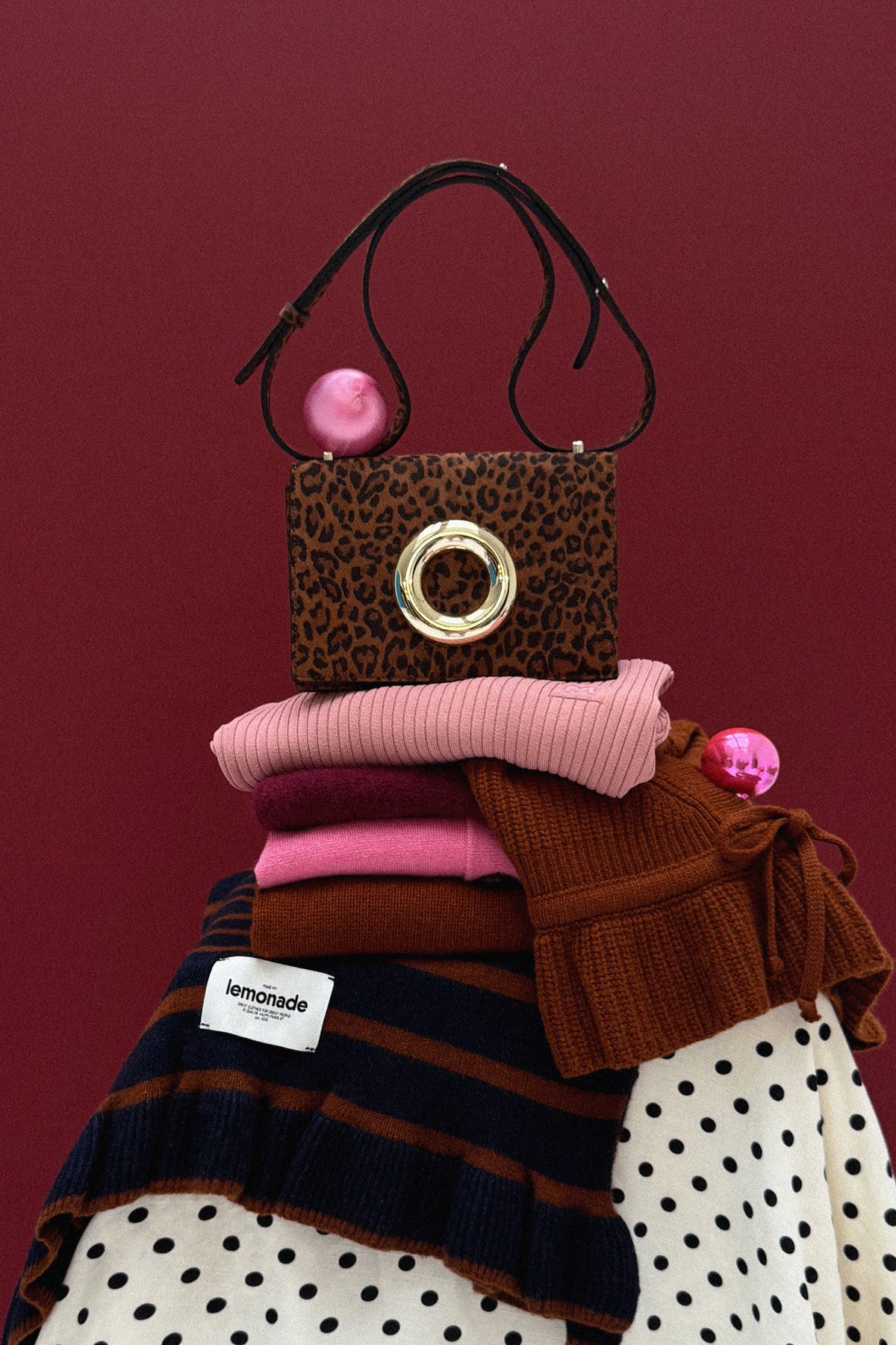 Sac John Cuir - Léopard