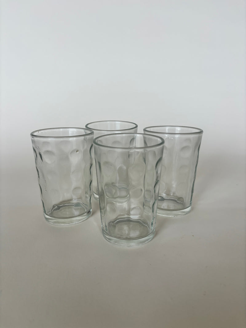 Juego de 4 vasos vintage